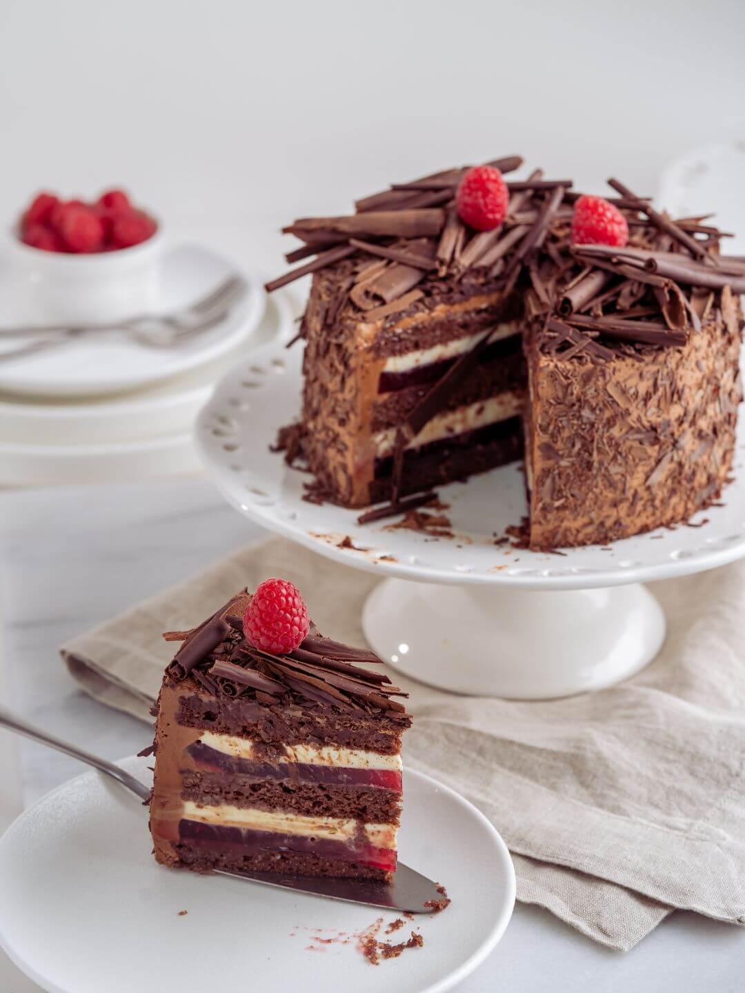 BOLO DE CHOCOLATE NA FORMA